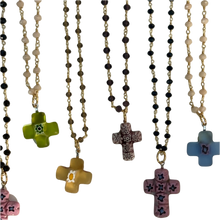 Load image into Gallery viewer, Venetian Cross Necklace