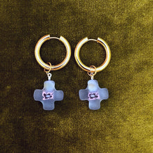 Load image into Gallery viewer, Venetian Cross Earrings